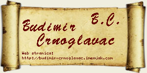 Budimir Crnoglavac vizit kartica